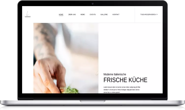 Responsive Website Gastro