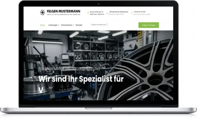 KMU Branchenwebseite